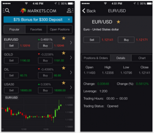 markets.com mobile app trading platform